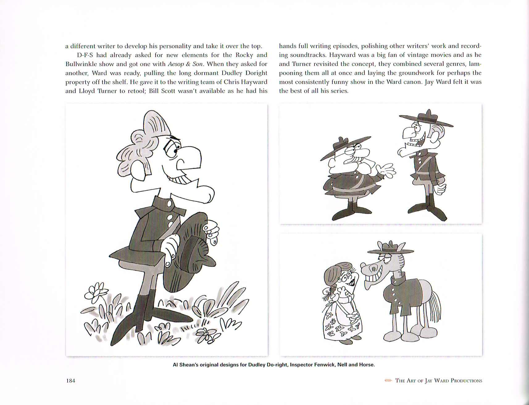 Dudley Do Right of the Mounties — Art & Animation